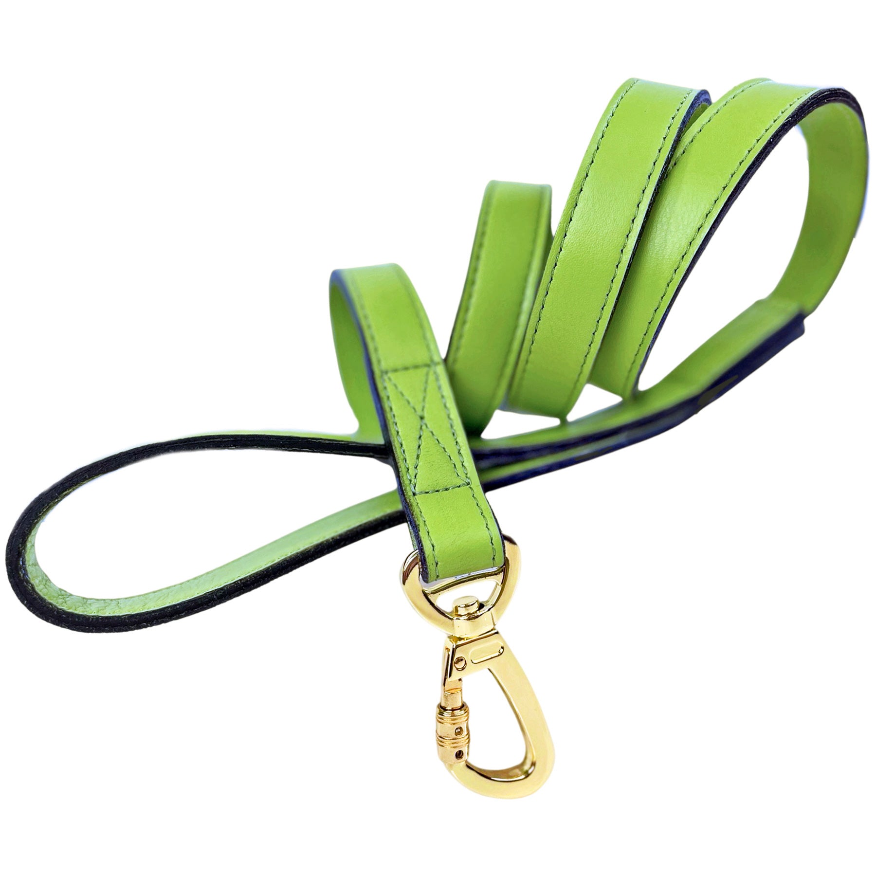 Daisy Dog Leash in Lime Green & Gold