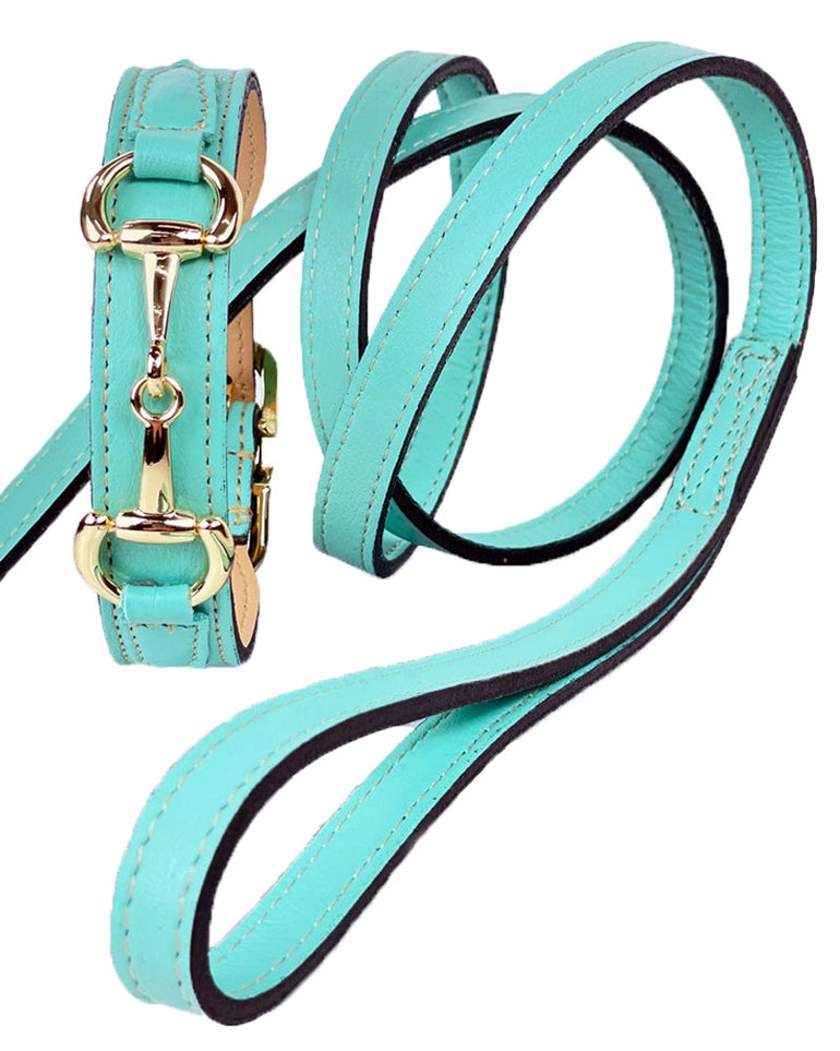 Belmont Lead in Turquoise & Gold