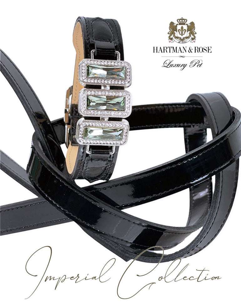 Imperial Collection in Black Patent & Nickel